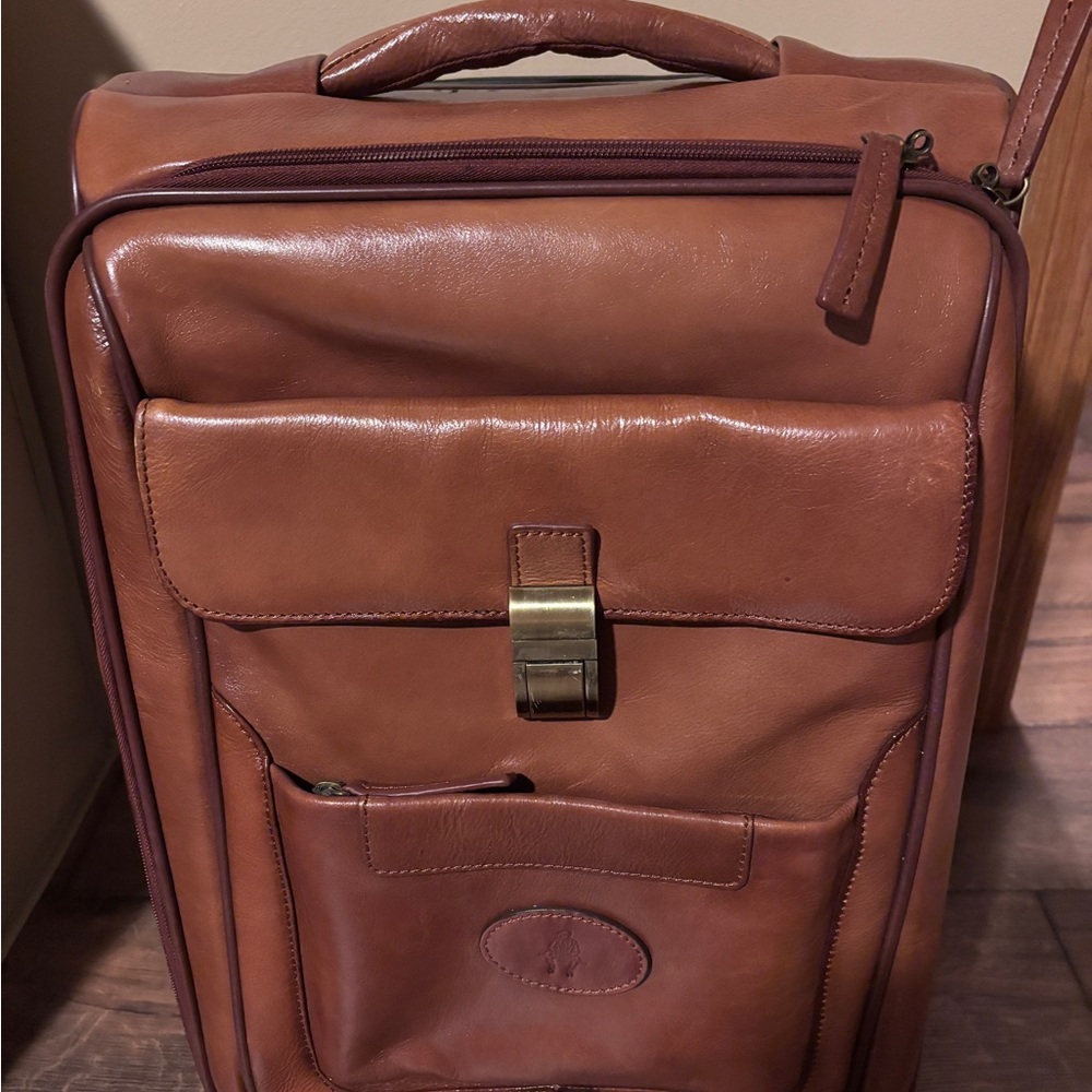 Vintage Paul Stuart Leather Luggage